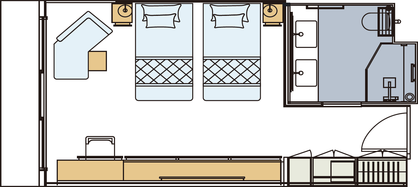 Executive Suite Plan on Century Glory Cruise Ship