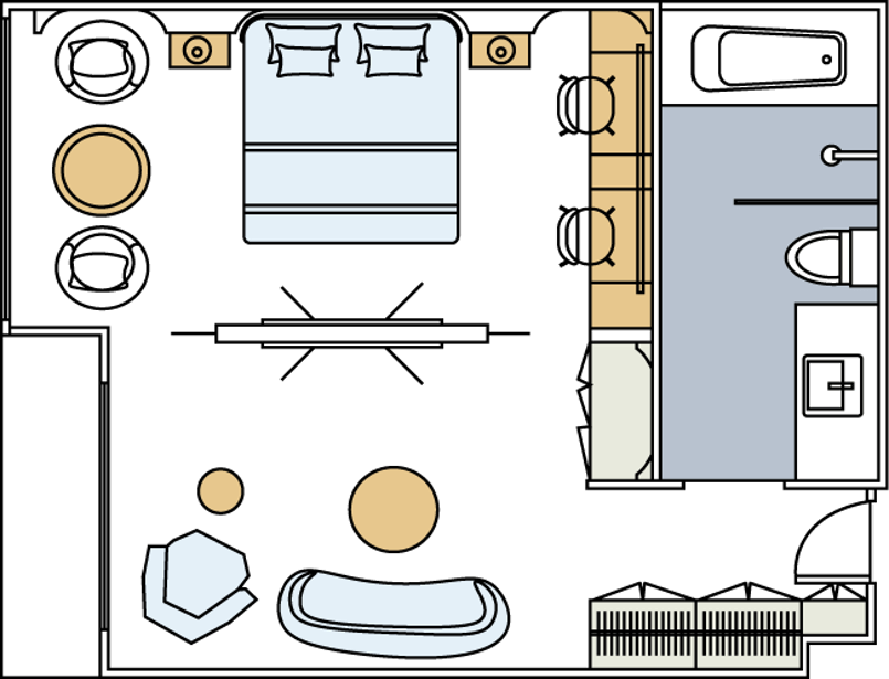 Century Voyage - Voyage Suite Layout