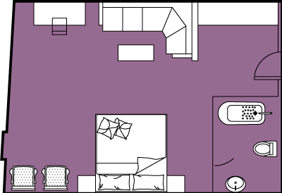 Deluxe Suite Layout